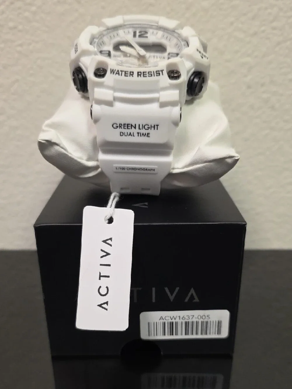 Activa x Invicta Vextron White 52mm Analog Digital Men’s Watch New